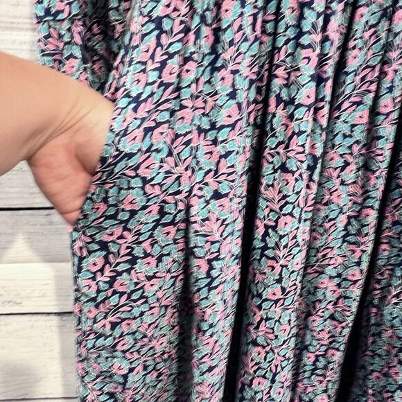 Banjanan Miranda Long Sleeve Dress Mini Floral Print Size Small Cottagecore - Picture 9 of 16